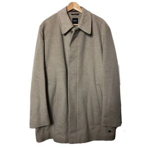 Hugo Boss Virgin Wool & Cashmere Jacket (Corio) Size 46 Camel Color